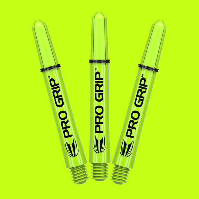 TARGET DARTS Pro Grip Shafts Short Lime